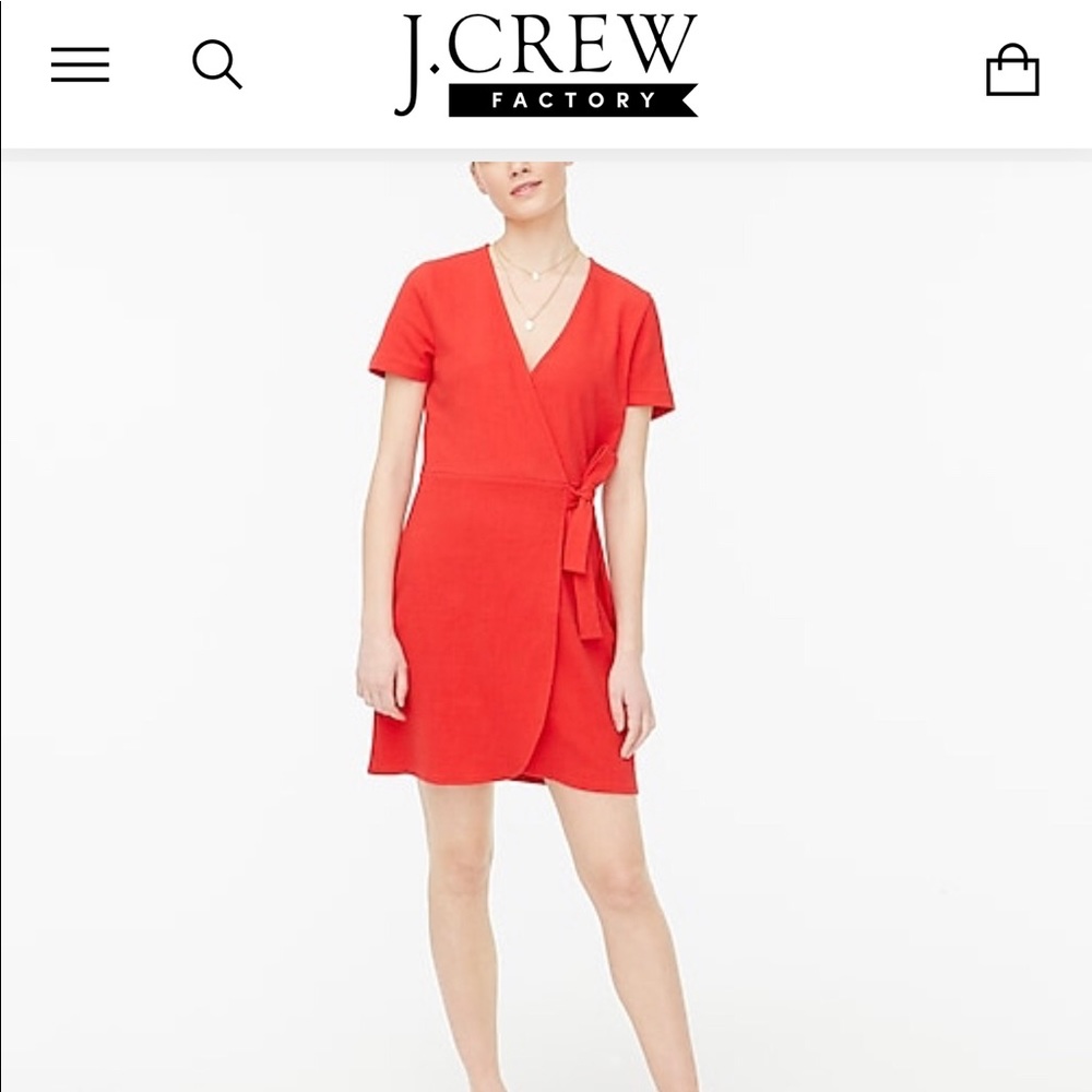 Textured knit wrap dress ❤️